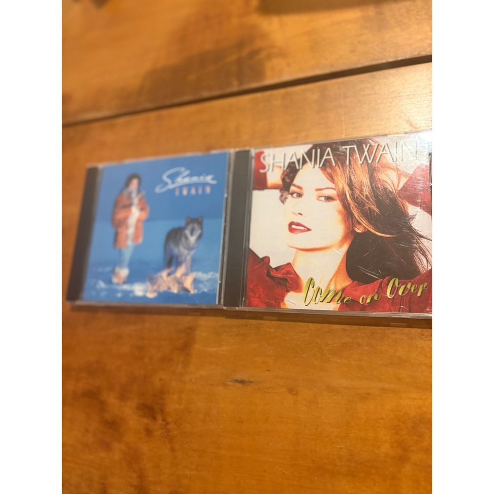 Shania Twain CD Lot Come On Over & Self-Titled Debut 90s Country Pop 2 Discs